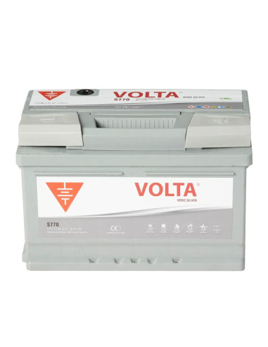 Batería Coche 77Ah 750A EN Silver Volta S770D...