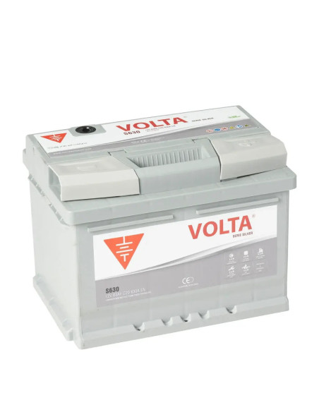 Batería de Coche 63Ah 630A EN Silver Volta S630D