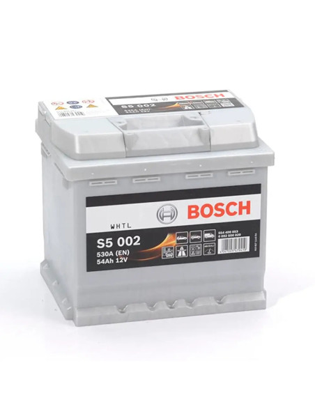 Batería de coche 54Ah 530 A EN Bosch S5002