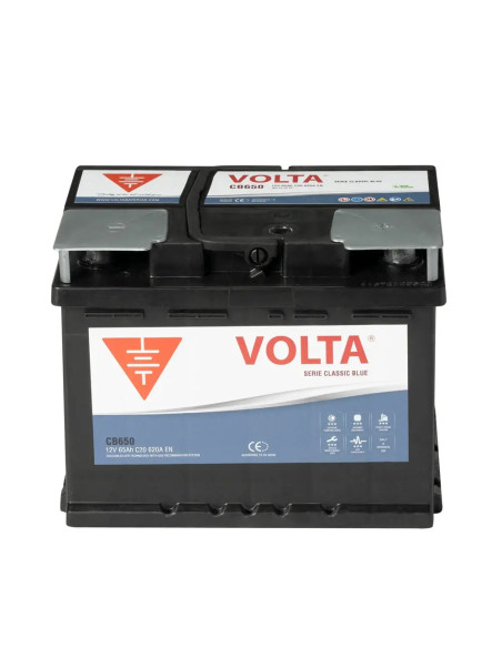 Batería de Coche 65Ah 620A EN Blue Volta CB650D +Dcha