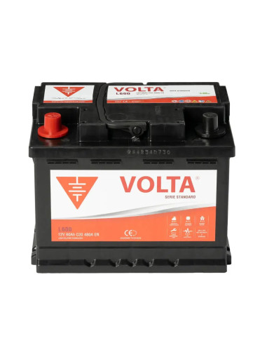 Batería Coche 60Ah 480A EN Standard Volta L600I...