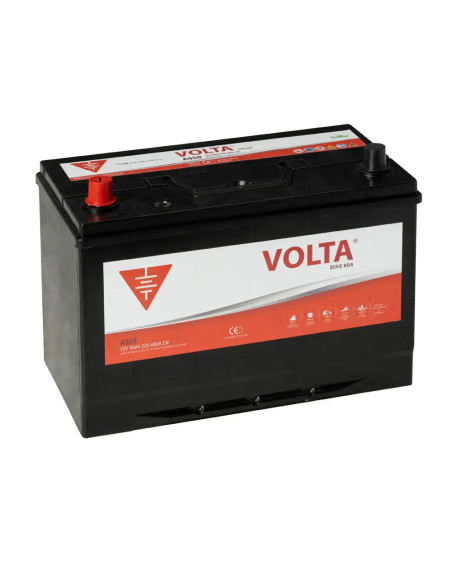 Batería de Coche 95Ah 680A EN Asia +izq Volta A950I