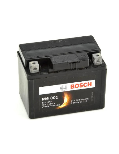 Batería de Moto 3Ah Bosch M6001 AGM