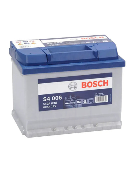 Batería de coche 60 Ah 540 A EN Bosch S4006 + Izquierda