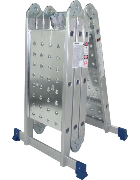 Escalera Multisusos Aluminio Profesional 4x3 Peldaños Plataforma - 10086