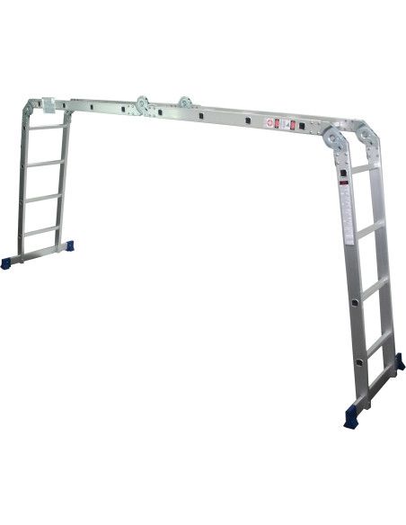 Escalera Multiusos Aluminio Profesional 4x4 Peldaños - 10087