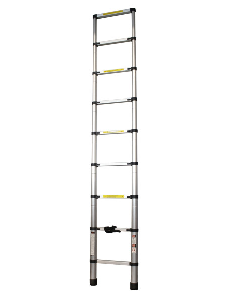 Escalera Extensible 8 Peldaños - 2,60 Metros - 10093