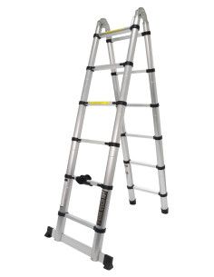 Escalera Doble Extensible 6+6 Peldaños - 10058