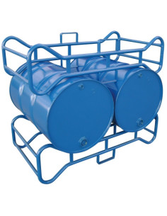 Palet Acero 2 Bidones de 250 Litros