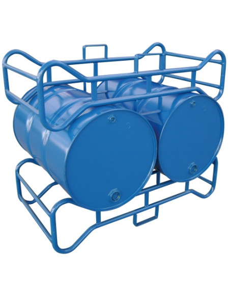 Palet Acero 2 Bidones de 250 Litros