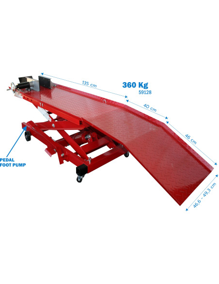 Elevador Hidráulico Motos 360Kg - 59128 - Mader