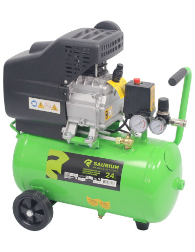Compresor de Aire 24L - 1,50 Hp - 37128 - Saurium