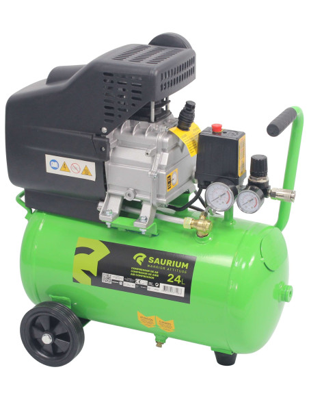 Compresor de Aire 24L - 1,50 Hp - 37128 - Saurium