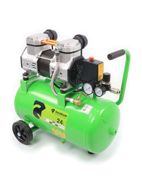 Compresor Aire Silencioso 24L - 2HP - 37185 - Saurium