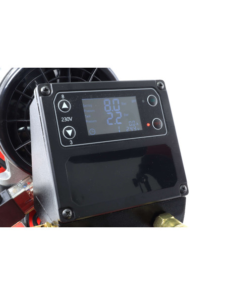 Compresor de Aire Silencioso con LCD 100L - 2hp - 09378 - Mader